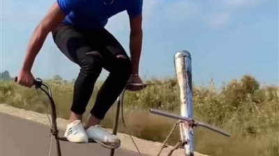 حركات بهلوانية .. سباق الموت يثير ذعر أهالي البصارطة في دمياط 