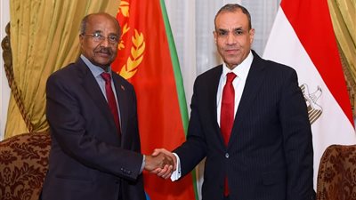 وزير الخارجية يستقبل نظيره الإريتري لمواصلة التشاور والتنسيق تجاه بعض القضايا المشتركة