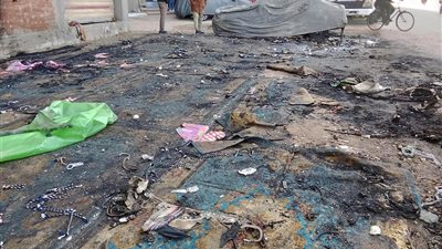 حريق هائل يلتهم أكبر خيمة رمضانية فى الغربية وإصابة 5 أشخاص