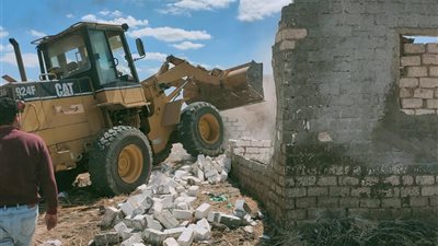 إزالة 6 حالات تعدي بمركز ومدينة القنطرة غرب الإسماعيلية