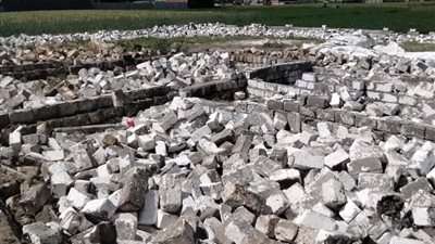 إزالة 13 حالة تعد علي الأراضي الزراعية في البحيرة| صور