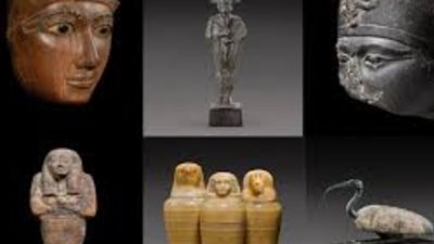 ضبط مسجل خطر في كفر الشيخ بحوزته 8 قطع أثرية و250 جرام هيروين وسلاح ناري