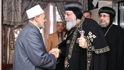 البابا تواضروس الثاني يزور مشيخة الأزهر لتهنئة الإمام الأكبر بعيد الفطر