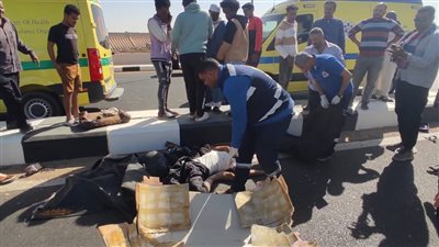 مصرع 3 أشخاص في حادث مروع بطريق المريوطية بالبدرشين