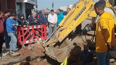 انقطاع مياة الشرب عن مدينة بنها بسبب عطل في خط المياه الرئيسي