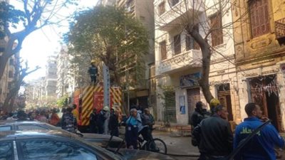 الأدلة الجنائية تكشف تفاصيل حريق عقار عابدين دون إصابات بشرية