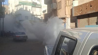 تحسبا لعودة حمى الضنك.. حملات مكثفة للقضاء على الحشرات بشوارع مدينة قوص بقنا 