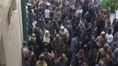 10 صور توثق جنازة الشيخ الدشناوي فى مسقط رأسه بمركز دشنا بمحافظة قنا