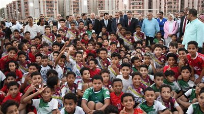 وزير الرياضة ومحافظ القاهرة يفتتحوا حمام سباحة نصف أولمبي بالأسمرات