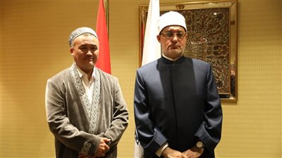 مفتي الجمهورية يستقبل رئيس الهيئة الدينية والشؤون الإسلامية بمنغوليا