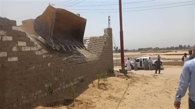 الموجة 27: حملة إزالة مكثفة لمخالفات البناء على أراضي أملاك الدولة بقنا