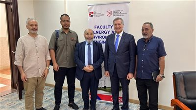 الجامعة البريطانية في مصر تستقبل الملحق الثقافي والأكاديمي بالسفارة الليبية 