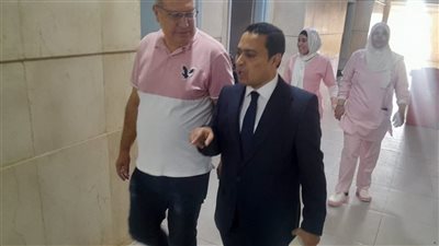جولة ميدانية لوكيل صحة دمياط لمتابعة سير العمل في المستشفى العام