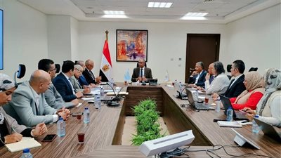 نائب وزير الإسكان يترأس اجتماع لمشروع المساندة الفنية التحضيرية لإدارة الحمأة 