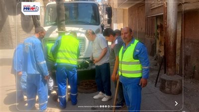 مياه الفيوم: تواصل تنفيذ خطتها الدورية لتطهير شبكات الصرف وصيانة محطات الرفع