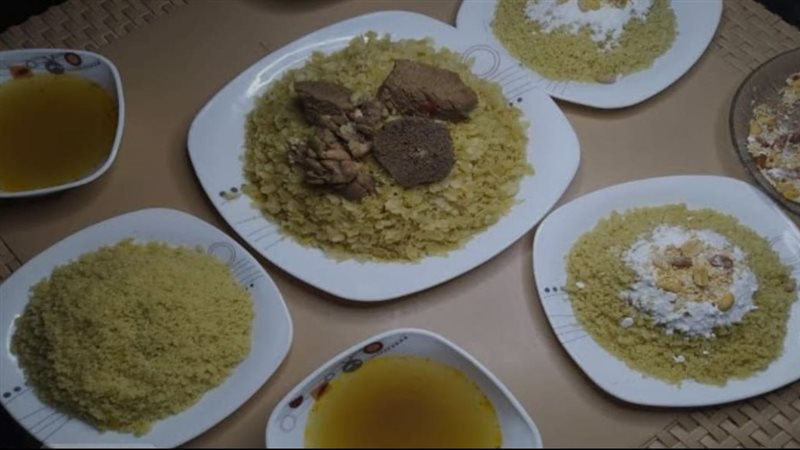 المبروم باللحمة