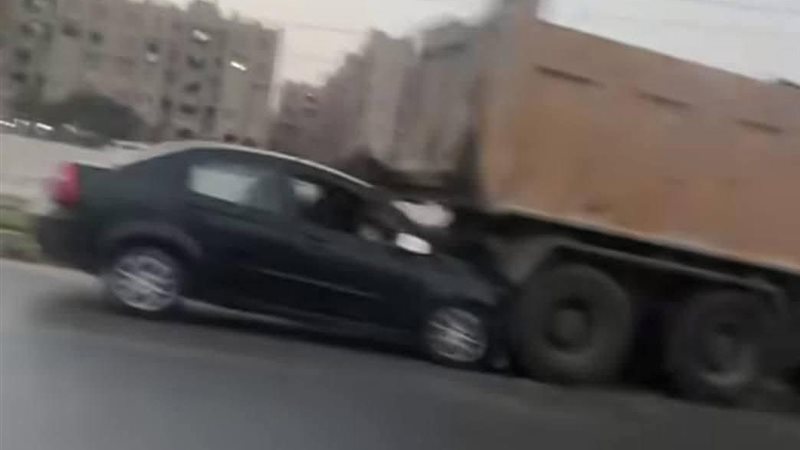 اثار الحادث 