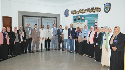 رئيس جامعة دمنهور يشهد فعاليات ختام دورة إعداد المدربين 1 T.O.T