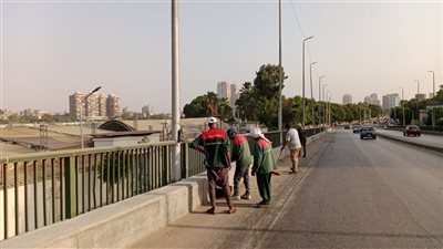 محافظ الجيزة يكلف بمضاعفة جهود النظافة عقب انكسار الموجة الحارة 