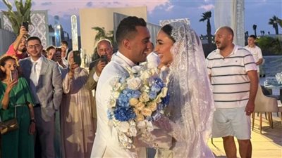 البطل الأولمبي أحمد الجندي يودع العزوبية بحفل زفاف فاخر في الساحل الشمالي