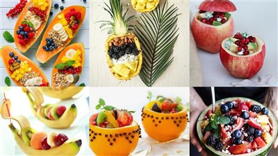 سلطة الفواكه بطرق جديدة... أفكار بالعسل والزبادي وجوز الهند
