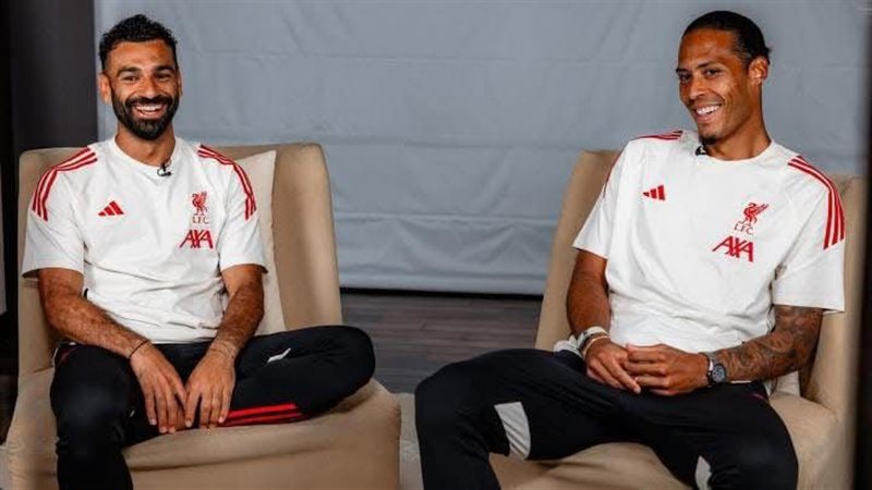 محمد صلاح و فان دايك