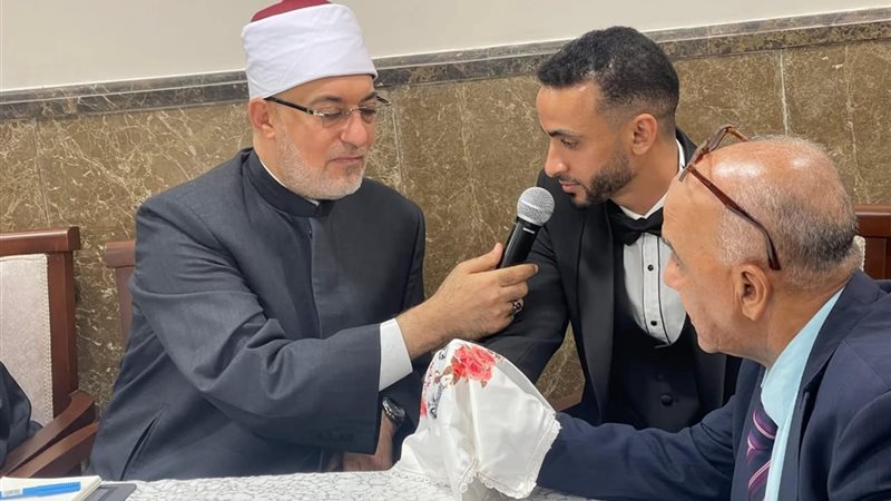 عقد قران نجل الدكتور