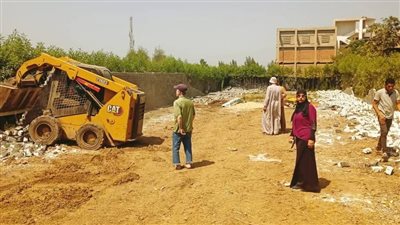 إزالة فورية لحالة تعدٍ على أرض زراعية بسيف الدين مركز الزرقا