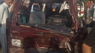 مصرع شخص وإصابة 6 آخرين في انقلاب سيارة بمنشأة القناطر بالجيزة