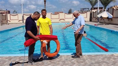 لجان أمن وسلامة تتفقد حمامات السباحة بالمنشآت الشبابية والرياضية في كفر الشيخ