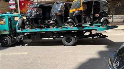 ضبط 20 توك توك مخالفًا بالزقازيق.. والمحافظ يتوعد غير الملتزمين