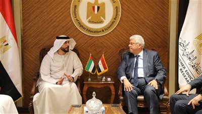 وزير التعليم العالي يتابع الموقف التنفيذي لفرع جامعة الإسكندرية بأبوظبي