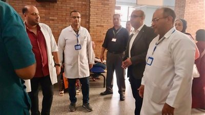وكيل صحة الإسكندرية في زيارة لمستشفى الطلبة باسبورتنج