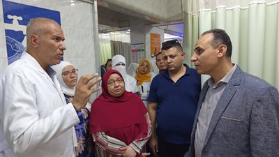 وكيل صحة بني سويف يجري جولة تفقدية موسعة بمستشفى الحميات