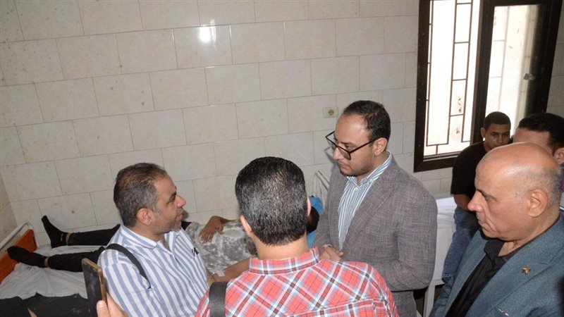 خلال متابعة المصابين