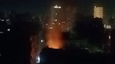 حريق هائل في منزل مهجور بالمنصورة.. والحماية المدنية تتدخل سريعًا