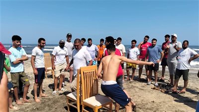 إنطلاق المهرجان الرياضي للألعاب الشاطئية بمصيف بلطيم بكفرالشيخ 
