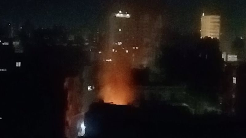 صورة من الحريق