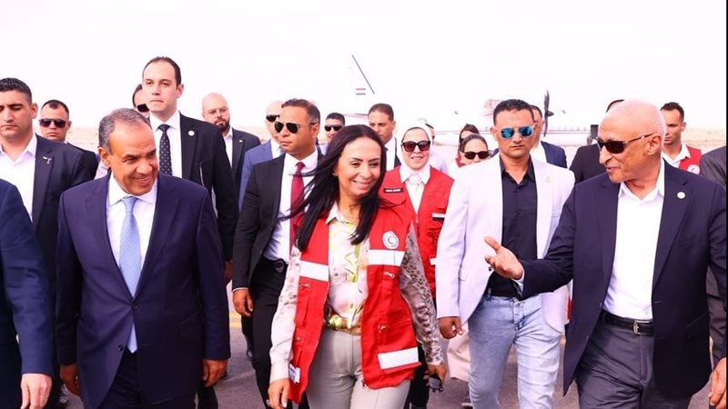 وزيرة التضامن بالعريش