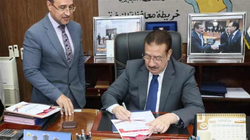 محافظ المنوفية ووكيل