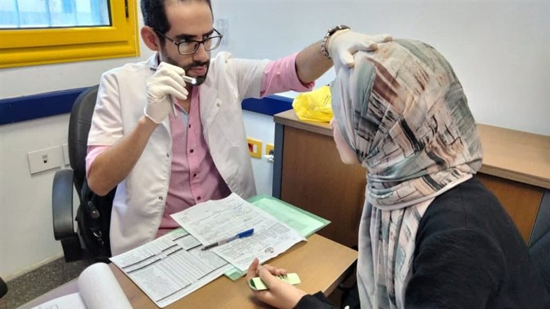 خلال الفحص الطبي