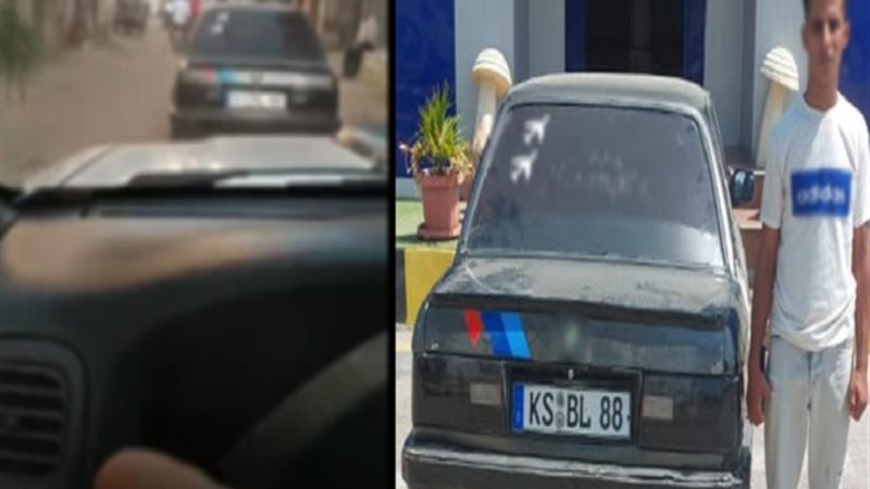 السائق والسيارة