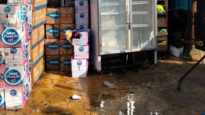  حريق داخل أحد الأكشاك