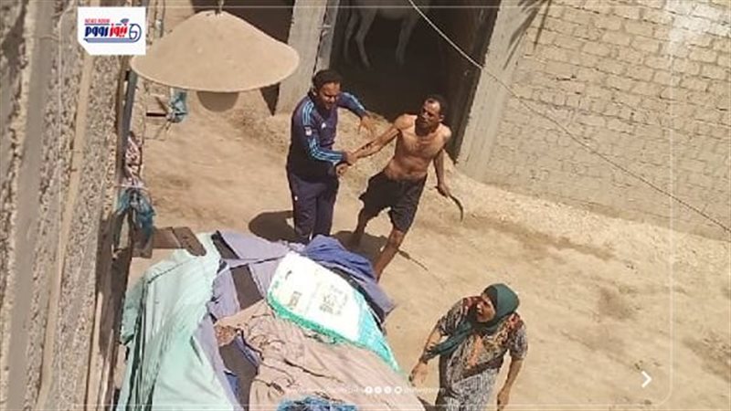 جانب من المشاجرة