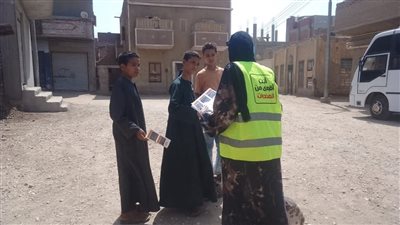 مناظرة 680 حالة بقافلة جنوب الوادى الطبية بقرية المراشدة الوقف