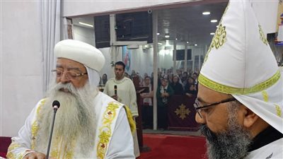 تزامنا مع احتفالات عيد صعود جسد العذراء ..مطران دشنا يترأس القداس الالهي|صور