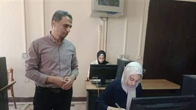 وكيل تعليم كفر الشيخ يتفقد إختبارات الإلتحاق بمدرسة المتفوقين 