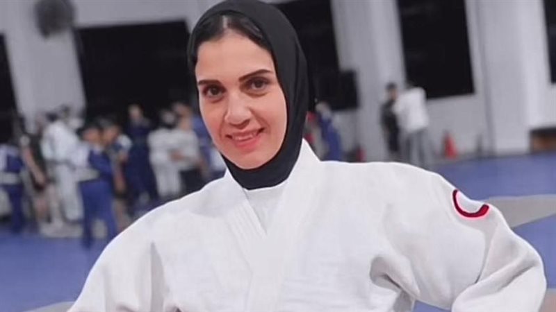 لاعبة الجودو دينا