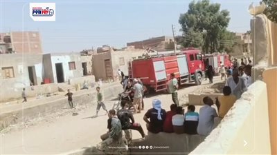 العناية الإلهية تنقذ عزبة الرمادية بالفيوم من كارثة حريق هائل