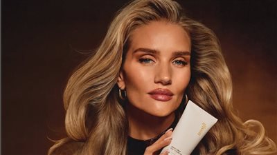 روزي هنتغتون وايتلي نجمة حملة مستحضرات تجميل 